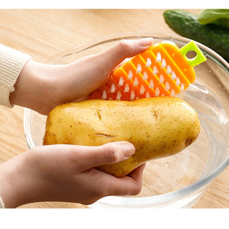 Escova Flexível para alimentos e Vegetais