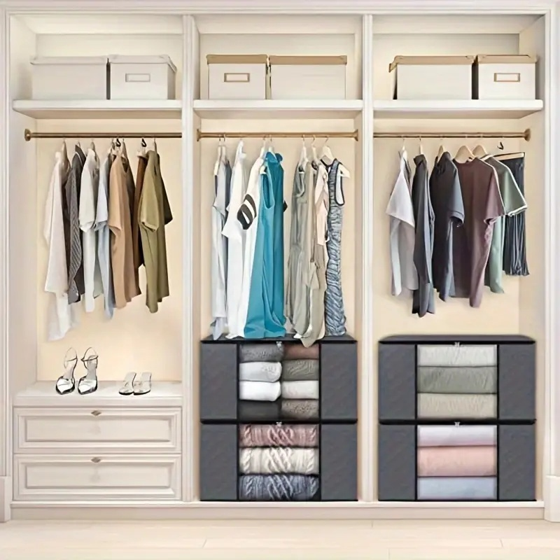 Organizador de Roupas e Edredons 84L - Caixa Saco Ecológica Anti-Poeira, Umidade e Insetos | Norden Casa