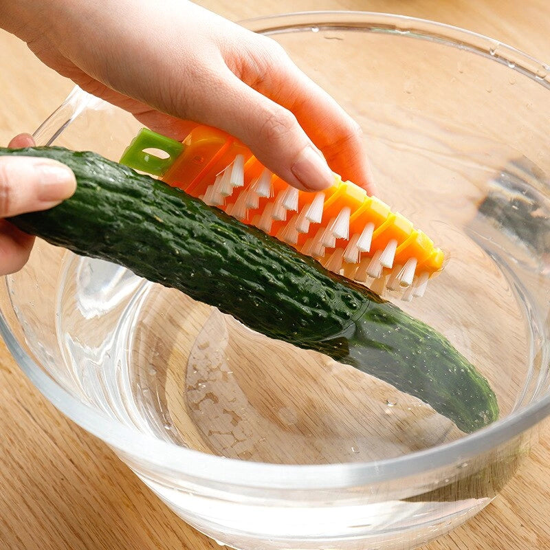 Escova Flexível para alimentos e Vegetais