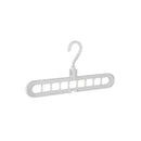 Cabide Mágico 9 Furos Multiuso Dobrável Organizador