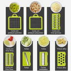 Fatiador de Legumes 16 em 1 Multifuncional Inox