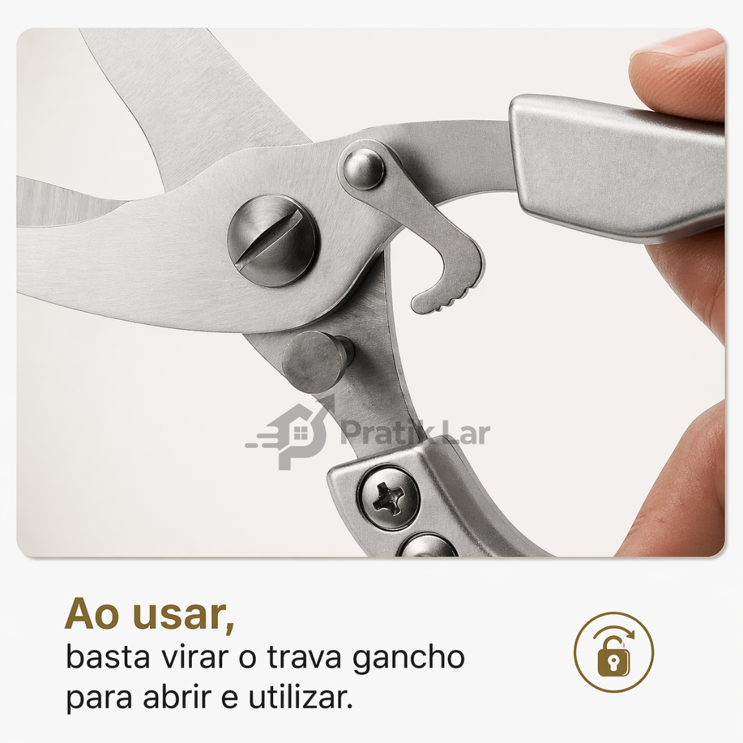 Tesoura Multifuncional CulinaBlade™ Pratik Lar