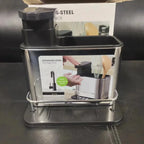 Dispenser de Sabonete Inox para Pia | Organização e Praticidade na Cozinha