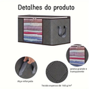 Organizador de Roupas e Edredons 84L - Caixa Saco Ecológica Anti-Poeira, Umidade e Insetos | Norden Casa