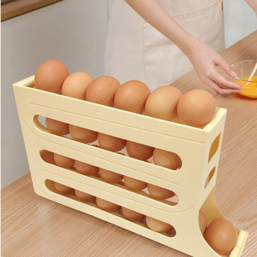 EggSlide Elite™ Organizador de Ovos Compre 1 Leve 2