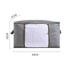 Caixa Organizadora Multiuso Ecológica Anti-Poeira e Umidade – Ideal para Roupas, Casacos e Cobertores