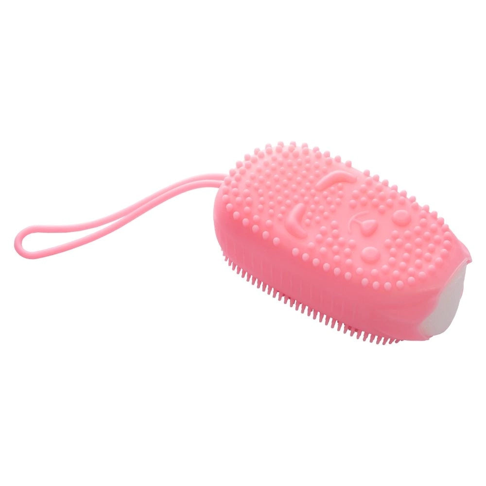 Esponja de Banho Capa Silicone Massageador Porco Espinho