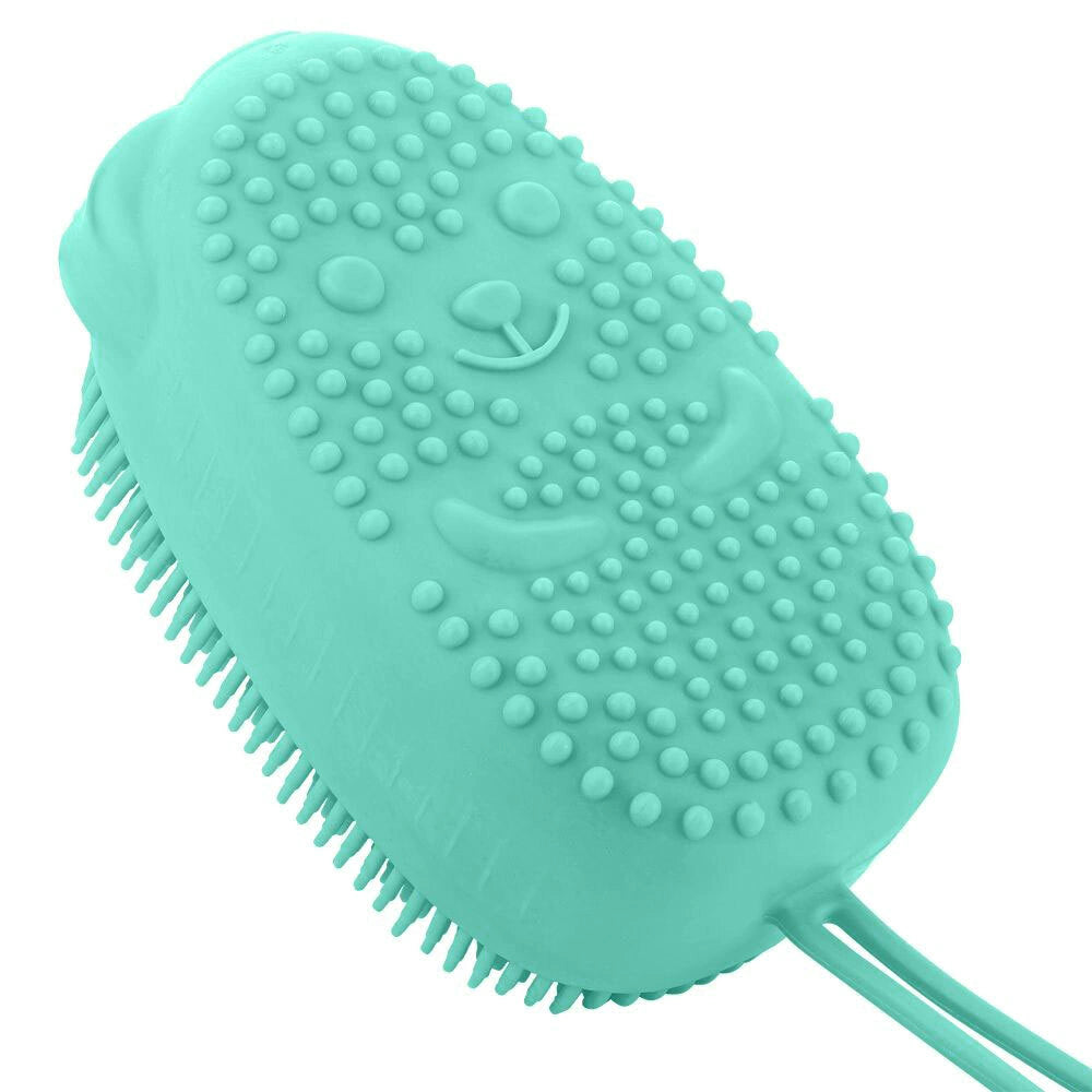 Esponja de Banho Capa Silicone Massageador Porco Espinho