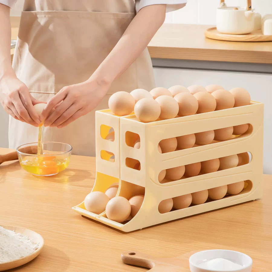EggSlide Elite™ Organizador de Ovos Compre 1 Leve 2